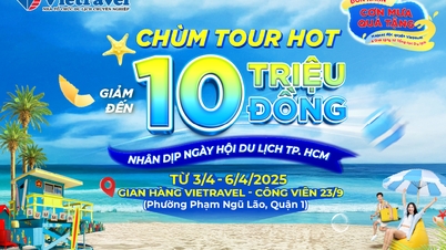 ក្រុមហ៊ុន Vietravel Group បង្កើតបទពិសោធន៍ធ្វើដំណើរលំដាប់ខ្ពស់ជាមួយនឹងការផ្តល់ជូនផ្តាច់មុខជាច្រើនដែលមានតែនៅក្នុងពិធីបុណ្យទេសចរណ៍ទីក្រុងហូជីមិញឆ្នាំ 2025 ប៉ុណ្ណោះ។
