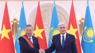 Tổng Bí thư Tô Lâm nhận Huân chương Hữu nghị Dostyk...