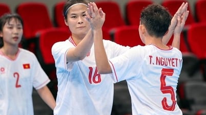 Update on Vietnam - Hong Kong women's futsal: Determined to win 3 points