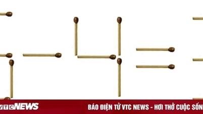 Di chuyển 1 que diêm để phép tính 6-4=3 từ sai thành đúng