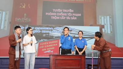 Thanh niên thành phố Tây Ninh sôi nổi tuyên truyền phòng, chống tội phạm trộm cắp tài sản