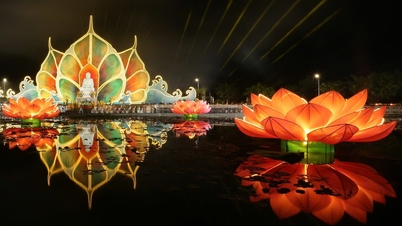 Đêm hoa đăng cầu nguyện hòa bình tại Vesak 2025
