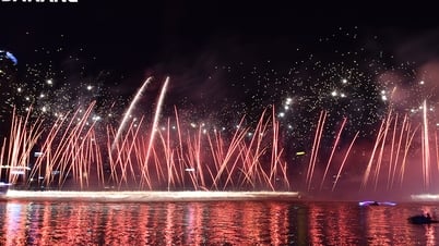 Revealing the "huge" stage at the 2025 Da Nang International Fireworks Festival