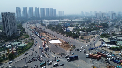 Hầm chui nút giao thông An Phú (TP Thủ Đức) tiếp tục lùi thời gian thông xe
