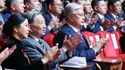 Tổng Bí thư Tô Lâm dự hòa nhạc có ‘giọng hát ngoài hành tinh’ Dimash Qudaiberge ở Kazakhstan