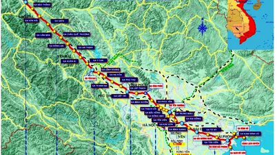 Lao Cai established a Steering Committee for site clearance for the Lao Cai-Hanoi-Hai Phong railway project.