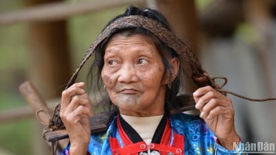 Huellas culturales de la costumbre del tatuaje en el mentón del pueblo Mang en Lai Chau