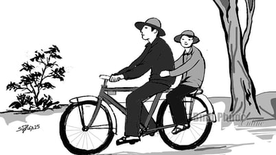 Chiếc xe đạp của ba