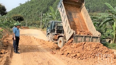 Pho Yen City: Investing over 13 billion VND to upgrade the road to the fruit growing area