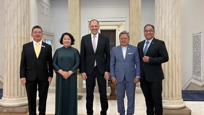 Bộ trưởng Ngoại giao Hy Lạp làm việc với Đại sứ các nước ASEAN