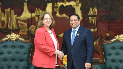 [Photo] Prime Minister Pham Minh Chinh receives delegation from the US-China Economic and Security Review Commission of the US Congress