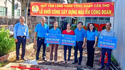 Khởi công xây dựng Mái ấm Công đoàn