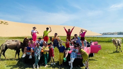 “Tiểu Sahara” Bàu Trắng Bình Thuận hút khách nhờ hiệu ứng "Lật Mặt 8"