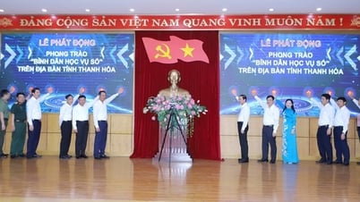52.000 Menschen nahmen an der Eröffnungszeremonie von „Digitale Bildung für alle“ in Thanh Hoa teil