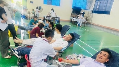 Đoàn viên Công đoàn UBND tỉnh hiến 190 đơn vị máu