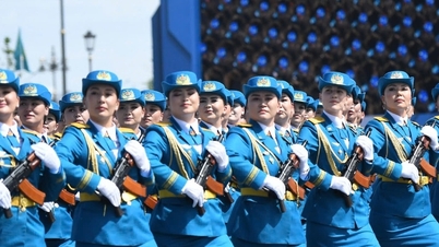 Tổng Bí thư Tô Lâm dự lễ duyệt binh mừng chiến thắng của Kazakhstan