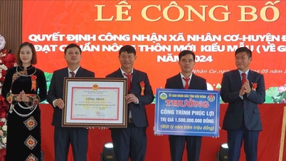Xã đầu tiên ở Đắk Nông đạt chuẩn nông thôn mới kiểu mẫu về giáo dục