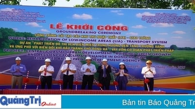 Khởi công công trình Cải tạo các khu thu nhập thấp - hạng mục giao thông