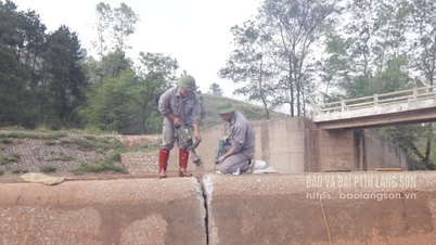 Đảm bảo an toàn hồ đập trước mùa mưa bão - Báo và Đài Phát thanh Truyền hình Lạng Sơn