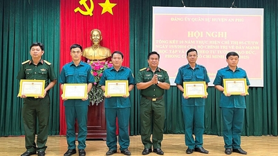 Ban Chỉ huy Quân sự huyện An Phú tổng kết 10 năm thực hiện Chỉ thị 05-CT/TW
