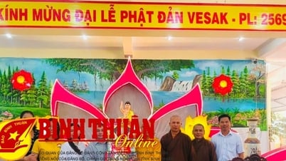 Lãnh đạo Uỷ ban Mặt trận Tổ quốc Việt Nam tỉnh: Thăm và chúc mừng Đại lễ Phật đản năm 2025