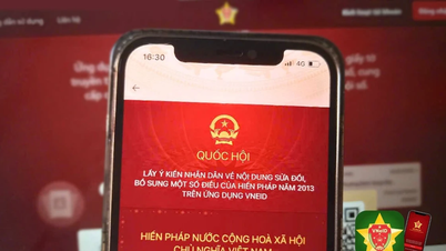 [Infographic] Hướng dẫn các bước góp ý sửa đổi Hiến pháp năm 2013 trên VNeID