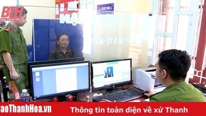 Giải quyết gần 1.300 hồ sơ cấp, đổi giấy phép lái xe tại công an cấp xã