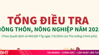 Hà Tĩnh triển khai thu thập thông tin Tổng điều tra nông thôn, nông nghiệp 2025