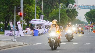ダナン市は道路を閉鎖し、3,500人の「鉄鋼マン」が最高レベルで競技できるようにした。