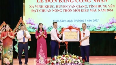 Xã Vĩnh Khúc đón Bằng công nhận xã đạt chuẩn NTM kiểu mẫu