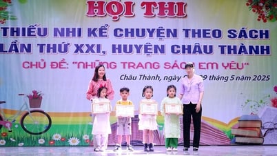 Bế mạc Hội thi “Thiếu nhi kể chuyện theo sách” huyện Châu Thành lần thứ XXI năm 2025