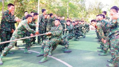 Youth of the Army Academy practice strength, develop talent, be proactive and creative