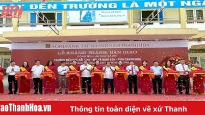 Khánh thành công trình trường tiểu học tại thị xã Nghi Sơn