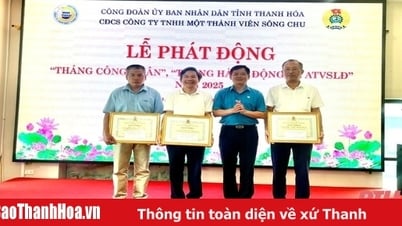 Công ty Sông Chu phát động Tháng Công nhân năm 2025