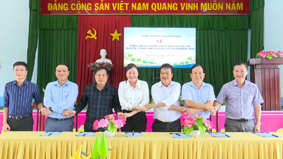 ถันบิ่ญ: เสร็จสิ้นโครงการพัฒนาโครงสร้างพื้นฐานในกู๋เหล่าเตย