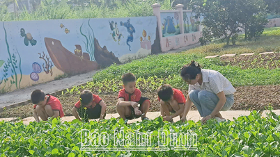 유치원에서 교구 제작 운동
