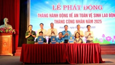 Hoài Đức phát động Tháng hành động về An toàn, vệ sinh lao động và Tháng Công nhân năm 2025