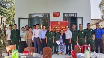 Trao tặng nhà ở cho các cựu chiến binh khó khăn tại huyện Krông Ana