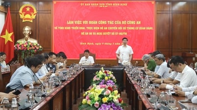 UBND tỉnh làm việc với đoàn công tác của Cục Cảnh sát quản lý hành chính về trật tự xã hội