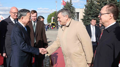 El Secretario General To Lam inicia una visita oficial a Rusia