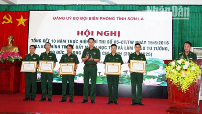 Bộ đội Biên phòng Sơn La tổng kết 10 năm thực hiện Chỉ thị số 05