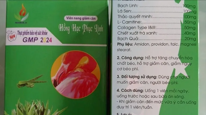 Las cápsulas para bajar de peso Hong Hac Phuc Linh contienen sustancias prohibidas y nocivas.