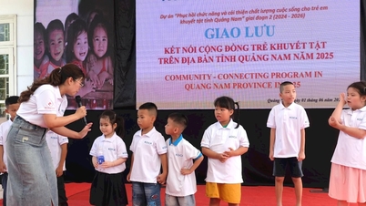 Chương trình giao lưu, kết nối trẻ khuyết tật nhân Ngày Quốc tế thiếu nhi 1/6