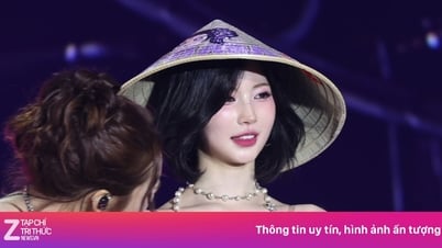 BlackPink の妹はベトナム語を話し、円錐形の帽子をかぶっています。