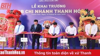 Khai trương Ngân hàng Thương mại cổ phần Quốc Dân chi nhánh Thanh Hóa