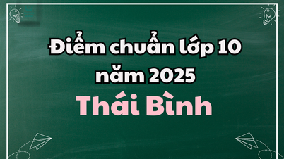 Điểm chuẩn lớp 10 năm 2025 tại Thái Bình