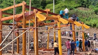 Người dân vùng cao Nghệ An di dời đến nơi tái định cư, chạy đua với mưa lũ