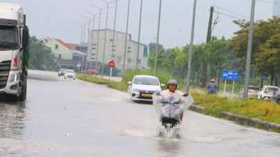 Huế: Mưa lớn gây ngập cục bộ
