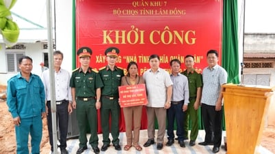 Bộ Chỉ huy Quân sự tỉnh Lâm Đồng khởi công xây dựng “Nhà tình nghĩa quân - dân”