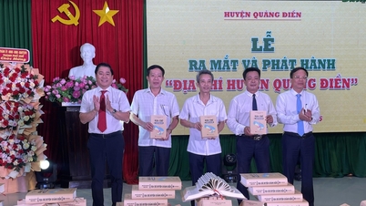 งานเปิดตัวและเผยแพร่ "หนังสือสารานุกรมอำเภอกวางเดียน"